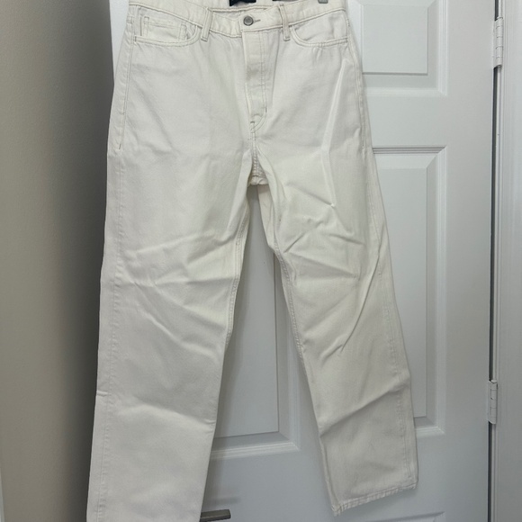 Banana Republic Denim - Banana Republic Button Fly White Jeans, Size 29P